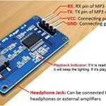 Serial MP3 Music Player Module